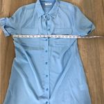 Equipment  Femme Womens Silk Shirt Tunic Dress Size S/P Blue Luxury Classic Photo 3
