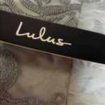 LULUS Beaumont Light Blue Metallic Embroidered Skater Dress sizeM. ordrA3 Silver Size M Photo 1