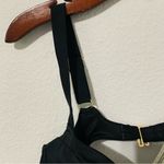 Victoria's Secret Victoria’s Secret Swim Black Beach Bra Size 36B/B80 Underwired with Wide Straps Photo 6