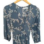 Faithfull the Brand Faithful The Brand Chloe Floral Midi Blue Dress Size 2 Photo 3