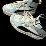 Puma 🌟 Karmen Rebelle Mid Women's Platform‎ Sneakers, Size 6 blue, white, black Photo 6