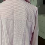 Dance & Marvel Pink Striped Button-Up Shirt Photo 3