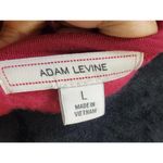 Adam Levine  Women's Red Polyester Round Neck Long Sleeve Pullover Knit Sweater L Photo 8