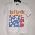 Nirvana Blink 182 smiley face women's XS shirt-faded Photo 0