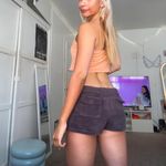 H&M bright orange peach camisole tank Photo 5