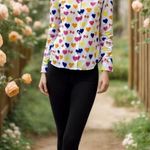 Modcloth  x Hello Kitty Supercute Love Button-Up Top Medium NWT Photo 3