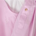 Lululemon NEW  Vita Pink Relaxed Fit Button Down Shirt, Cotton Blend Poplin SizeM Photo 3