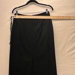 Rena Rowan  Vintage Wool Maxi Skirt Black 10 Photo 8