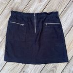 Lou & grey Women's Black 100% Linen Mini Skirt Size S Photo 0