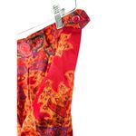 Liz Claiborne Vintage 90's 10 Suit Set Blazer Matching Satin Paisley Red Womens Photo 6