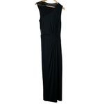 Halston Heritage  Cheer Contrast‎ Gown Sleeveless Formal Dress in Black, Size 4 Photo 2