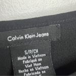 Calvin Klein Jeans Ladies Knit Top - White/Black Small Photo 3