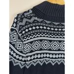 Ralph Lauren Lauren Womens Black Nordic Sweater Shawl Collar approx Size M Photo 5