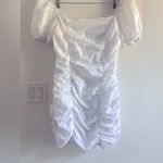 superdown  Rumor‎ Ruched Dress in White Sz L Photo 5