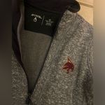 Antigua Womens  Heather gray texas state bobcats zip jacket Photo 1