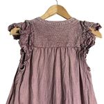 Sea Heidi Heart Quilt Petal Sleeve Tiered Rose Pink Mini Dress Size Small Photo 11