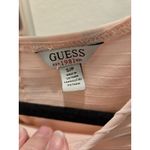 Guess Vintage Y2K S/P Blush Pink Ribbed Bodycon Mini Dress Bandage Clubwear Photo 4