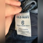 Old Navy Bootcut Low panel maternity jeans Womens 6 Dark Wash Spring Denim Photo 2