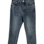 superdown Revolve High Rise Button Fly Straight Leg Jeans 25 Photo 0