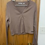 Calvin Klein Brown Cotton Sweater US L Photo 0