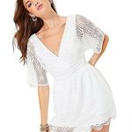 Lilly Pulitzer Parigi Skort Romper in Resort White Size L Photo 0