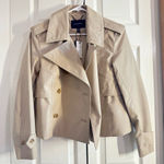 Banana Republic  Factory OVERSIZED SHORT TRENCH COAT - XXS - NWT Photo 0