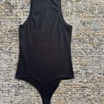 7 For All Mankind  Black Sleeveless Cotton Blend Bodysuit  size M Photo 1