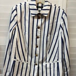 Ralph Lauren Lauren  Womens Striped Blazer 16W Photo 0