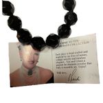 Stunning Signed Heidi Daus Design Toggle Pave Crystal Beaded Floral Necklace NWT Blue Photo 5