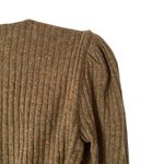 Majorelle  Damien Wrap Mocha Brown Ribbed Sweater size small Photo 8