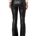 7 For All Mankind  Black Faux Leather Uhr Skinny Boot Tailorless Photo 1