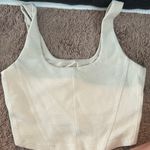 Aerie Offline Tan/beige Corset Crop Top Photo 0