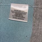 Charter Club Soft Blue and Light/ Dark Gray Knit Cardigan Open Front No Buttons Photo 14