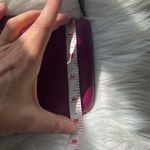 Coach  Burgundy Crossgrain Clutch Wristlet Wallet 9x5 Photo 6