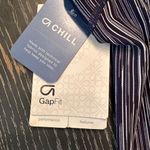 GapFit GChill High Waist Striped Leggings Blue M Yoga Gym Activewear Photo 4