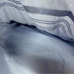 Banana Republic  medium Blue Linen White Lace Blouse Top Photo 10