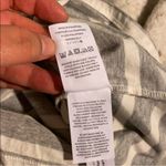 J.Crew Gray and White Faux Leather Scalloped Trim Tank Top Size XS Photo 5