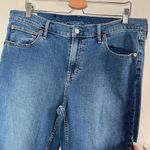 Gap Vintage Slim Mid Rise Medium Indigo Blue Denim Wash Jeans 34/18R Photo 5