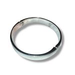 Ralph Lauren Vintage RLL Lauren  Bangle Bracelet Cuff Magnetic Close Silver Tone Photo 1