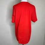 Gildan Red Straight Outa Disney T Shirt Sz Large 100% cotton Photo 1