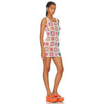 Beach Riot Women's Crochet Mini Dress L White Multicolor Photo 7