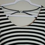 American Eagle  Black and White Striped Dress Photo 1