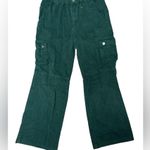 Princess Polly PAIGE Mid Rise Cargo Jeans - Denim Green (Size 0) Photo 2
