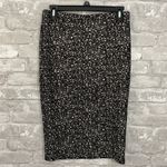Soprano  Black Metallic Pencil Skirt Photo 2