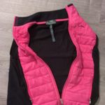 Lauren Ralph Lauren Active Pink And Black Puffer Vest Size Large Photo 5