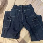 Brandy Melville Talia Dark Wash Cargo Jeans Photo 2