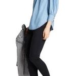 Who What Wear T8 Blue Lyocell Off The Shoulder 3/4 Sleeve Top Photo 6