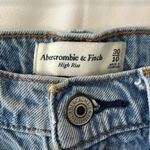 Abercrombie & Fitch  Light Wash Denim Maxi Skirt with Front Slit Size 30/10 Photo 1