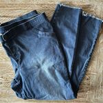 👖 No Nonsense Dark Wash Frayed Hem Jeans XXL | Stretchy Pull Photo 0