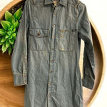 Diesel Authentic  Denim Shirt Dress Long Sleeve Size‎ 0/1 XXS Women's Blue Photo 0